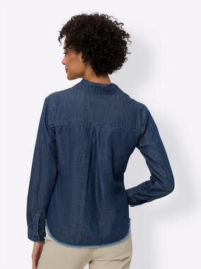 Sieh an! Klassische Bluse Jeansbluse