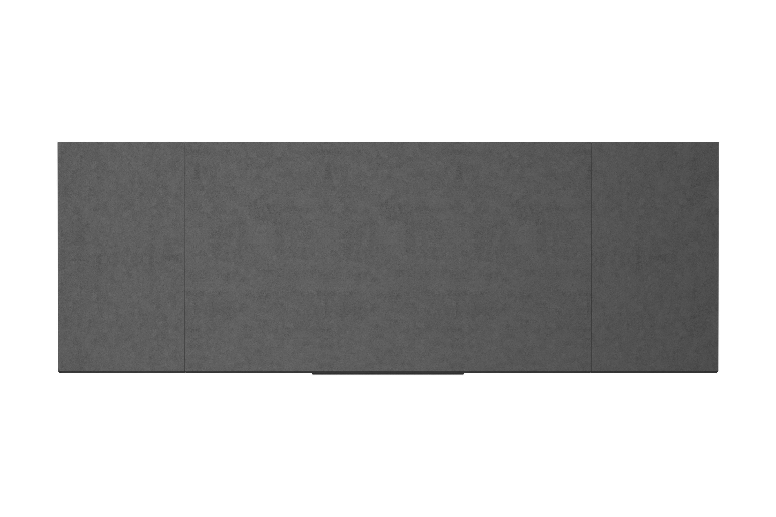 Mäusbacher Esstisch Komfort C, mit cm 160-260 graphit in X-Gestell mit Auszugsfunktion, und Breite