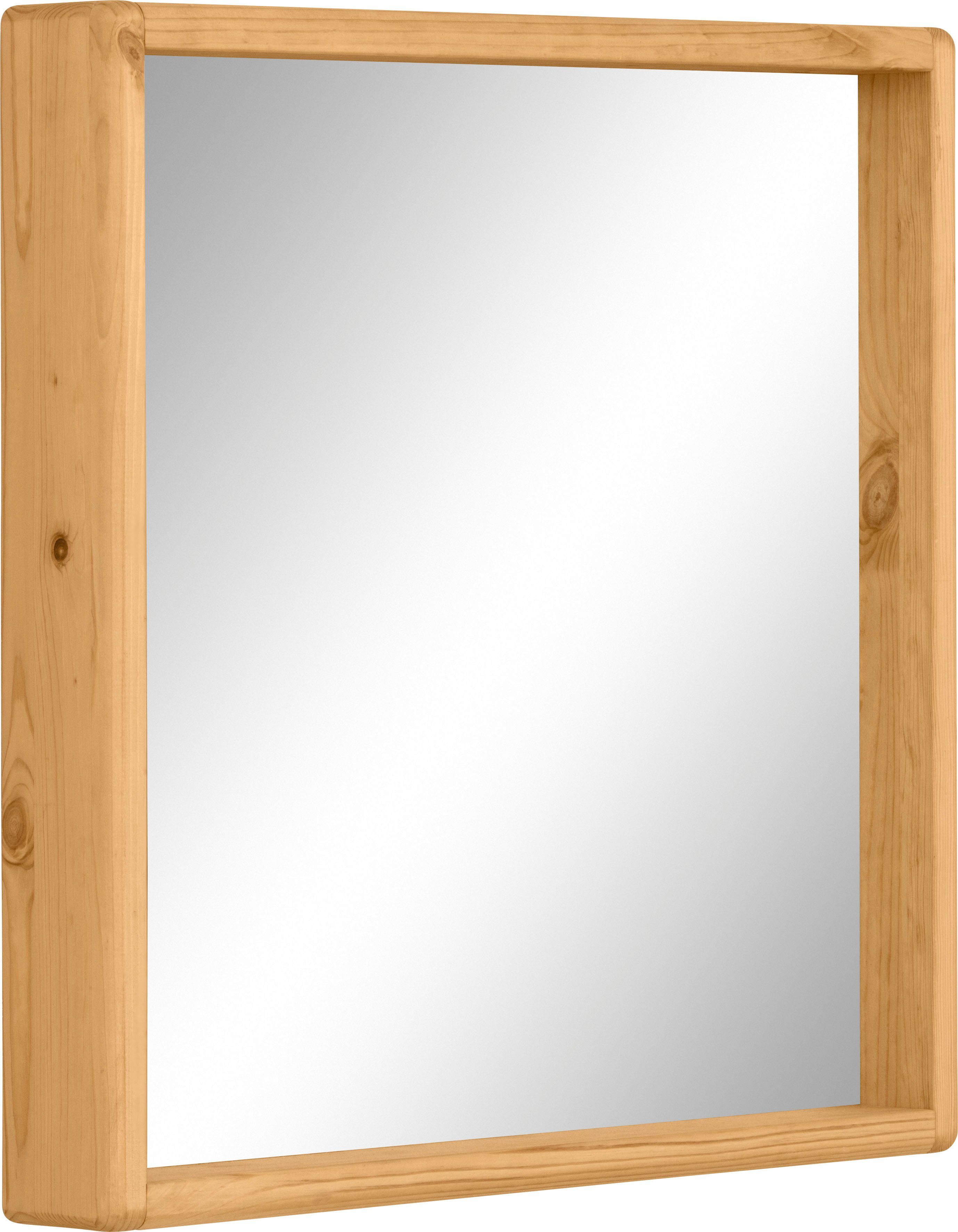 OTTO products Badspiegel Jorrick, Rahmen aus FSC-zertifiziertem Massivholz  Kiefer, Breite 60 cm