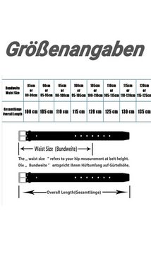 LOFTY Ledergürtel Herren Gürtel Leder, Herrengürtel, Ledergürtel, Hochwertige Verarbeitung der Nähte, Komfortabler Gürtel