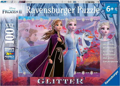Ravensburger Puzzle Disney Frozen II, Starke Schwestern, 100 Puzzleteile, Made in Germany, FSC® - schützt Wald - weltweit