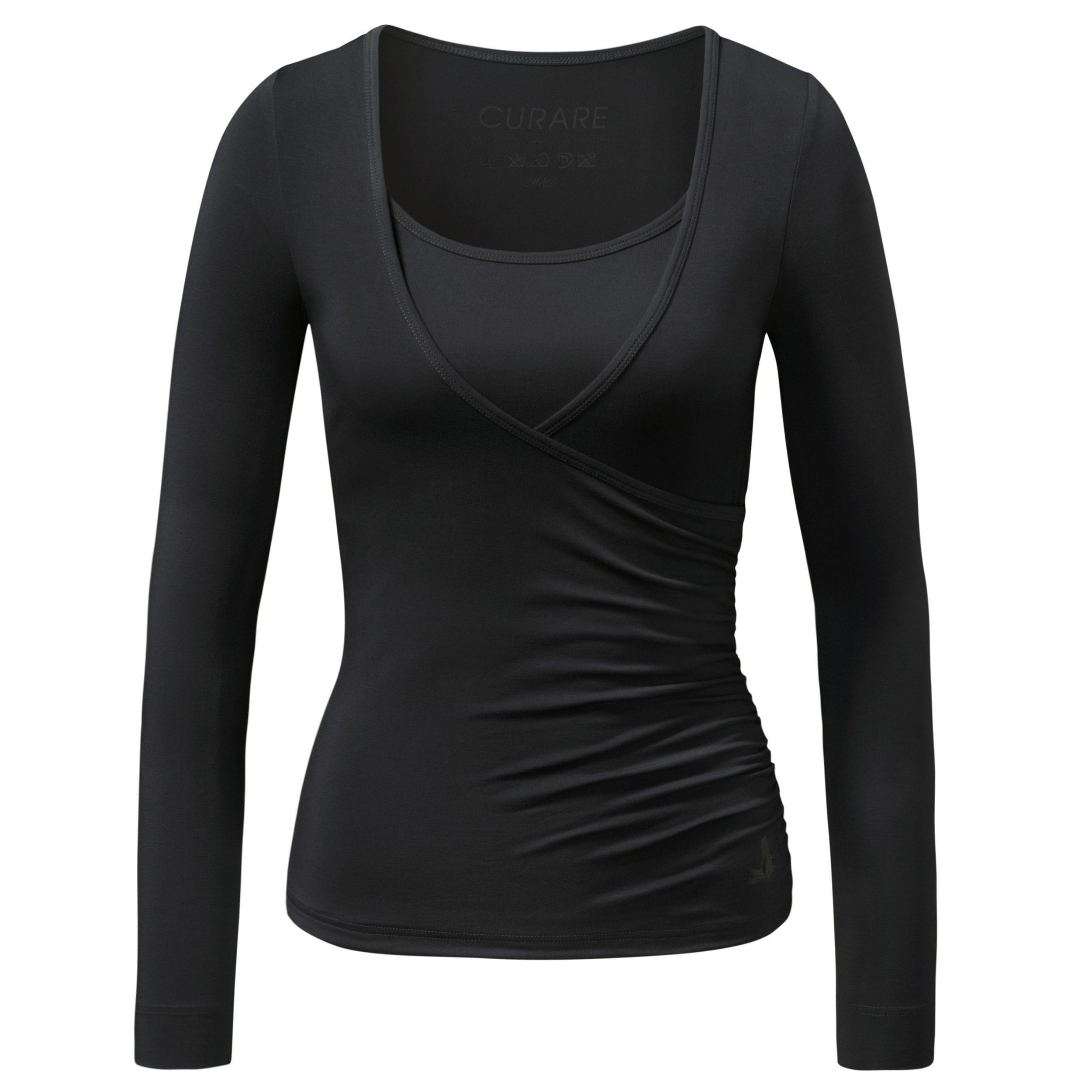 Curare Yoga-Sweatjacke Yoga Wrap Shirt Zen (1-tlg)