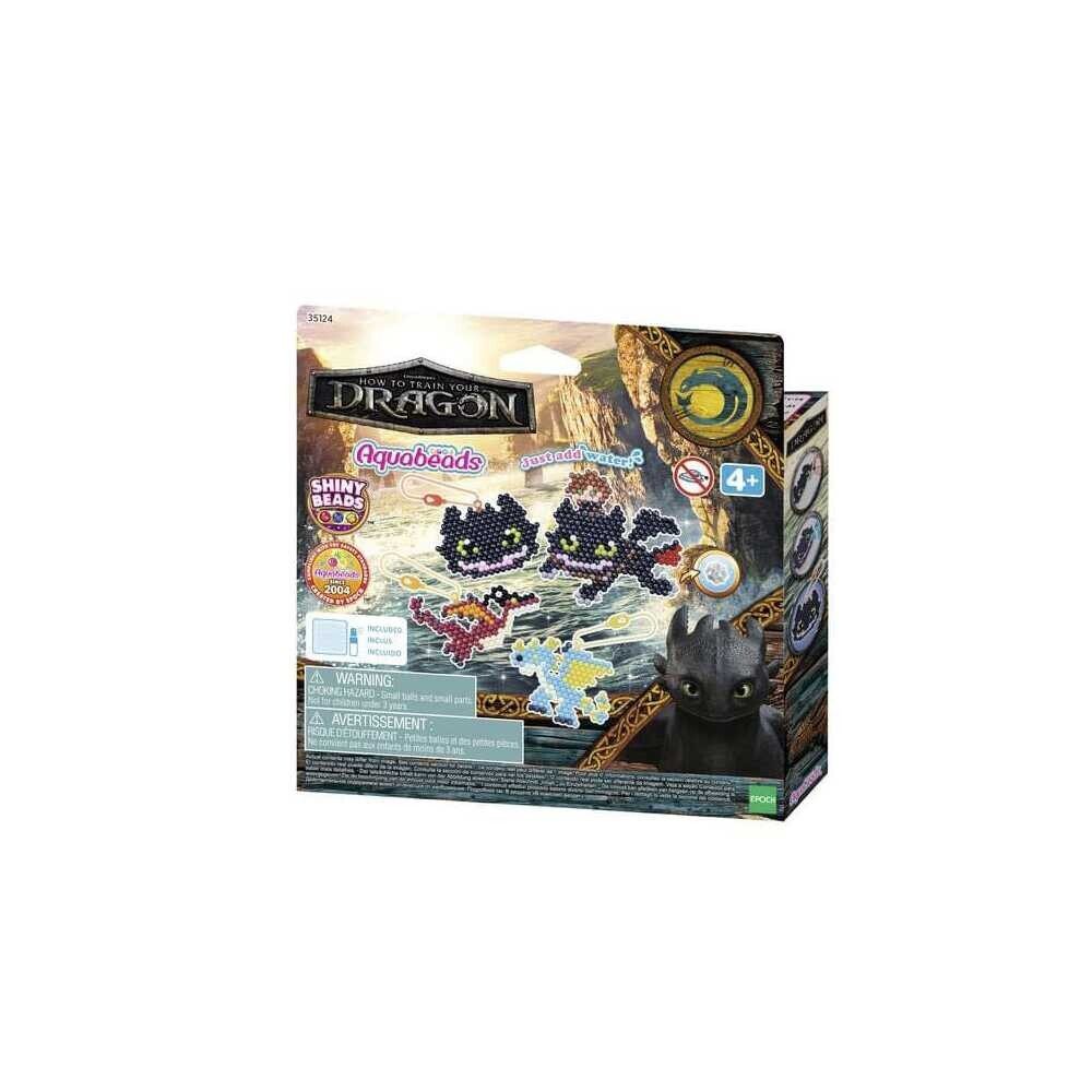 Epoch Toys Schlüsselanhänger Drachenzähmen leicht gemacht Aquabeads Bastelset Schlüsselanhänger