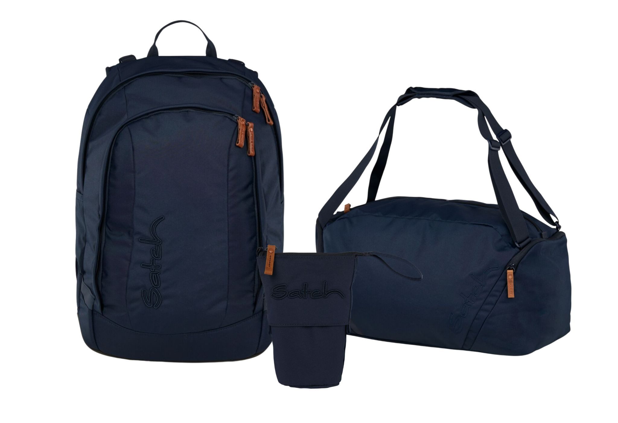 Schulranzen Schulrucksack-Set AIR Nordic Blue 3-teilig