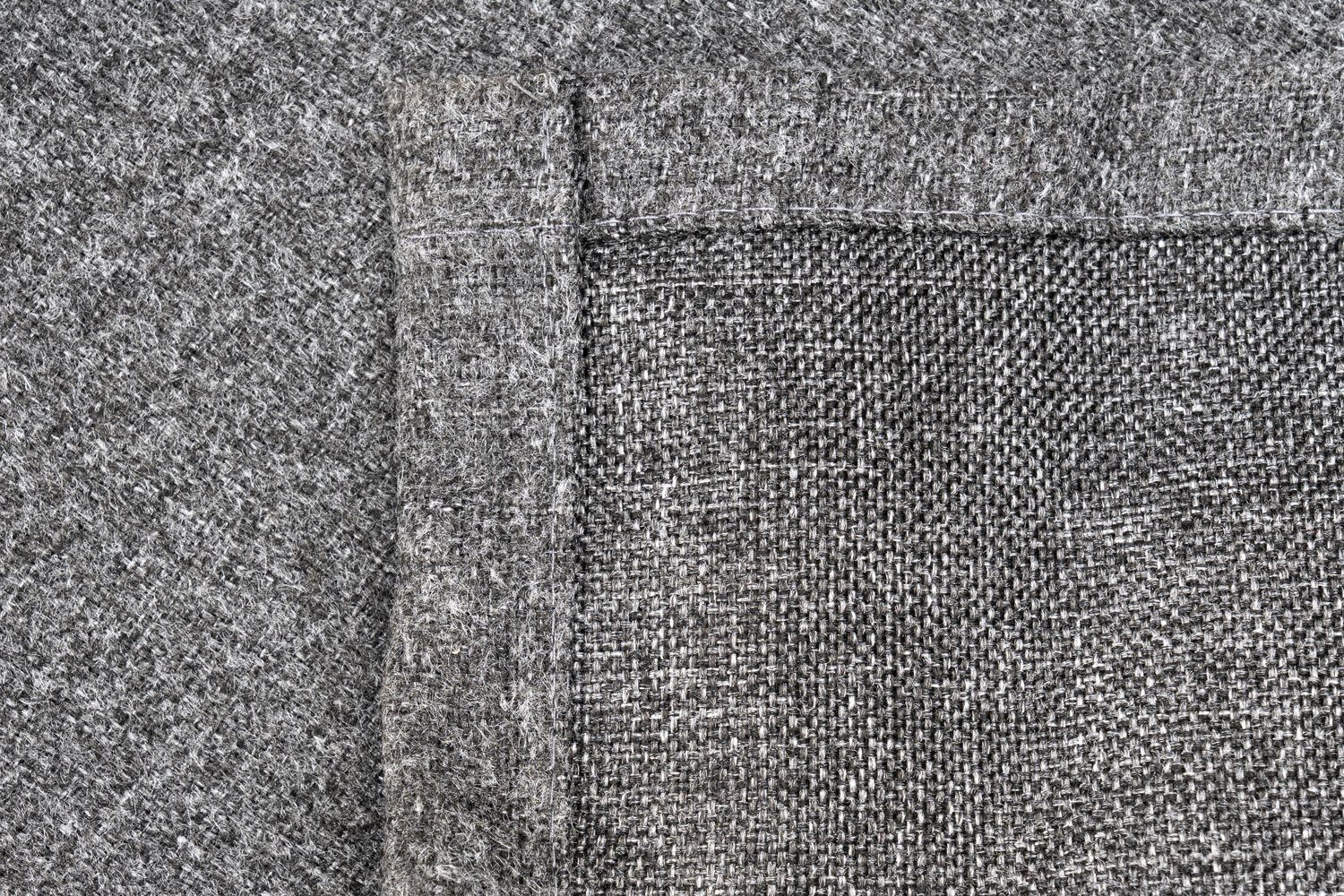 Vorhang Polyester, Chalet, moderner 100% Schwarz Schlaufenschal (1 St), Schlaufen ondeco, verdeckte