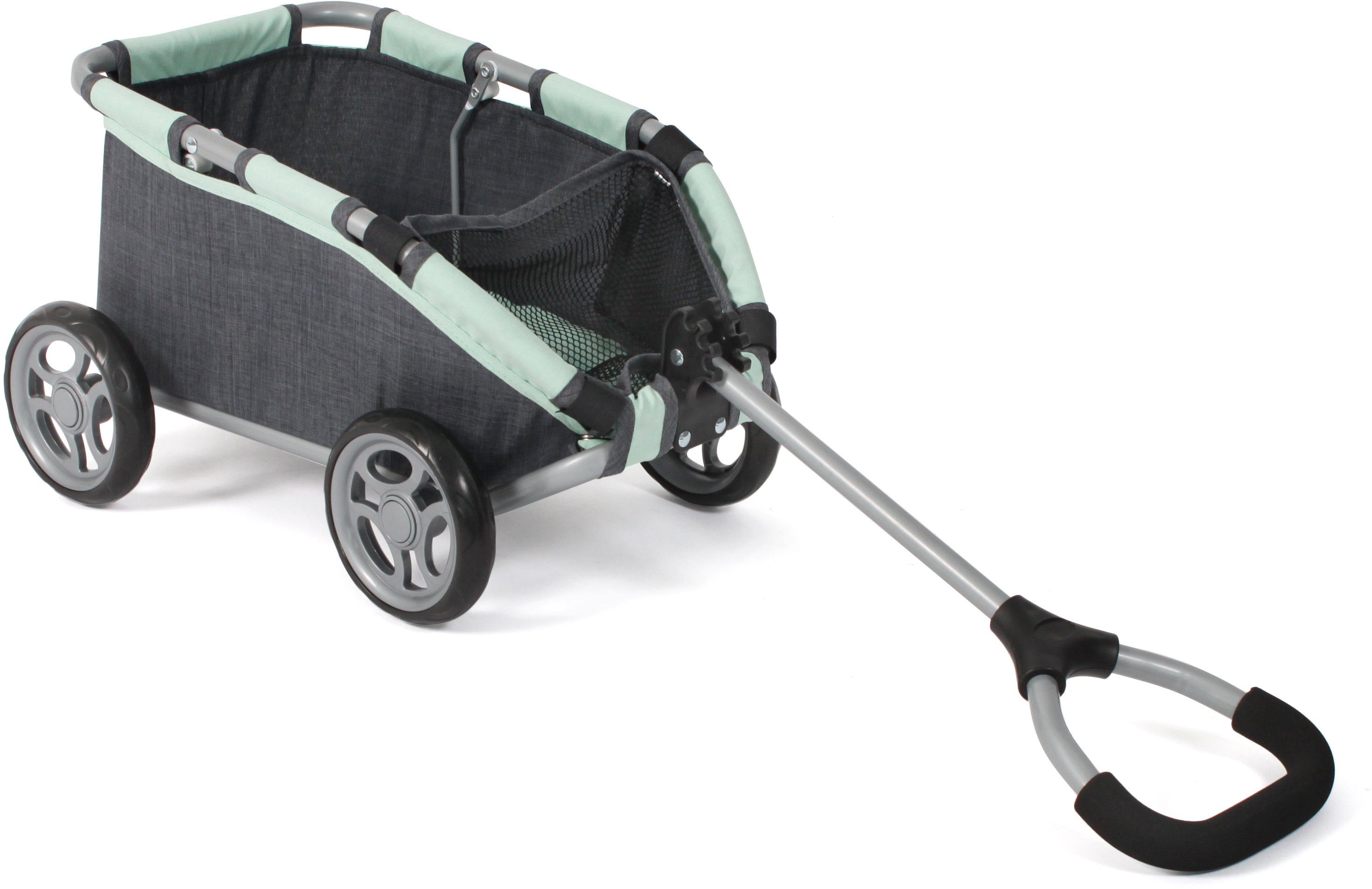 CHIC2000 Puppen Ziehwagen Skipper, Jeans Grey-Mint günstig online kaufen