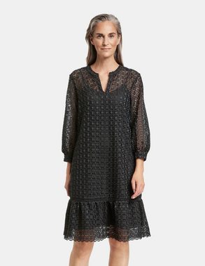 GERRY WEBER A-Linien-Kleid Extravagantes Kleid mit feiner Lochspitze und angesetztem Rockteil