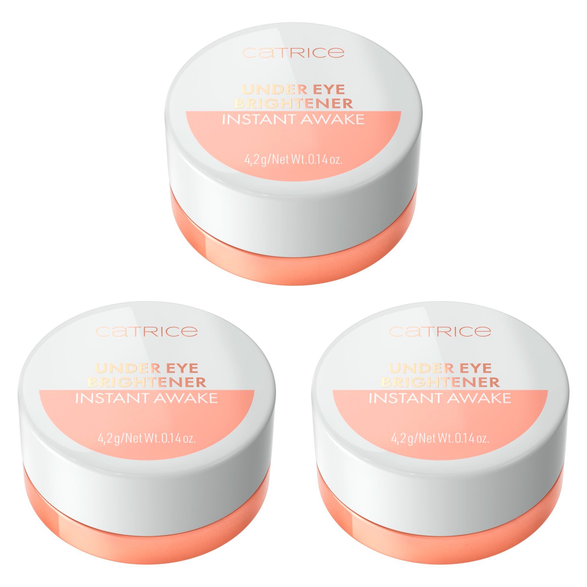 Catrice Augenpflege-Set Under Eye Brightener, 3-tlg.