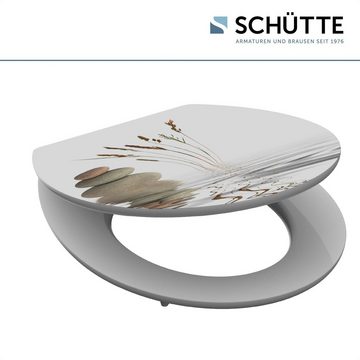 Schütte WC-Sitz BALANCE, High Gloss mit MDF Holzkern, mit Absenkautomatik