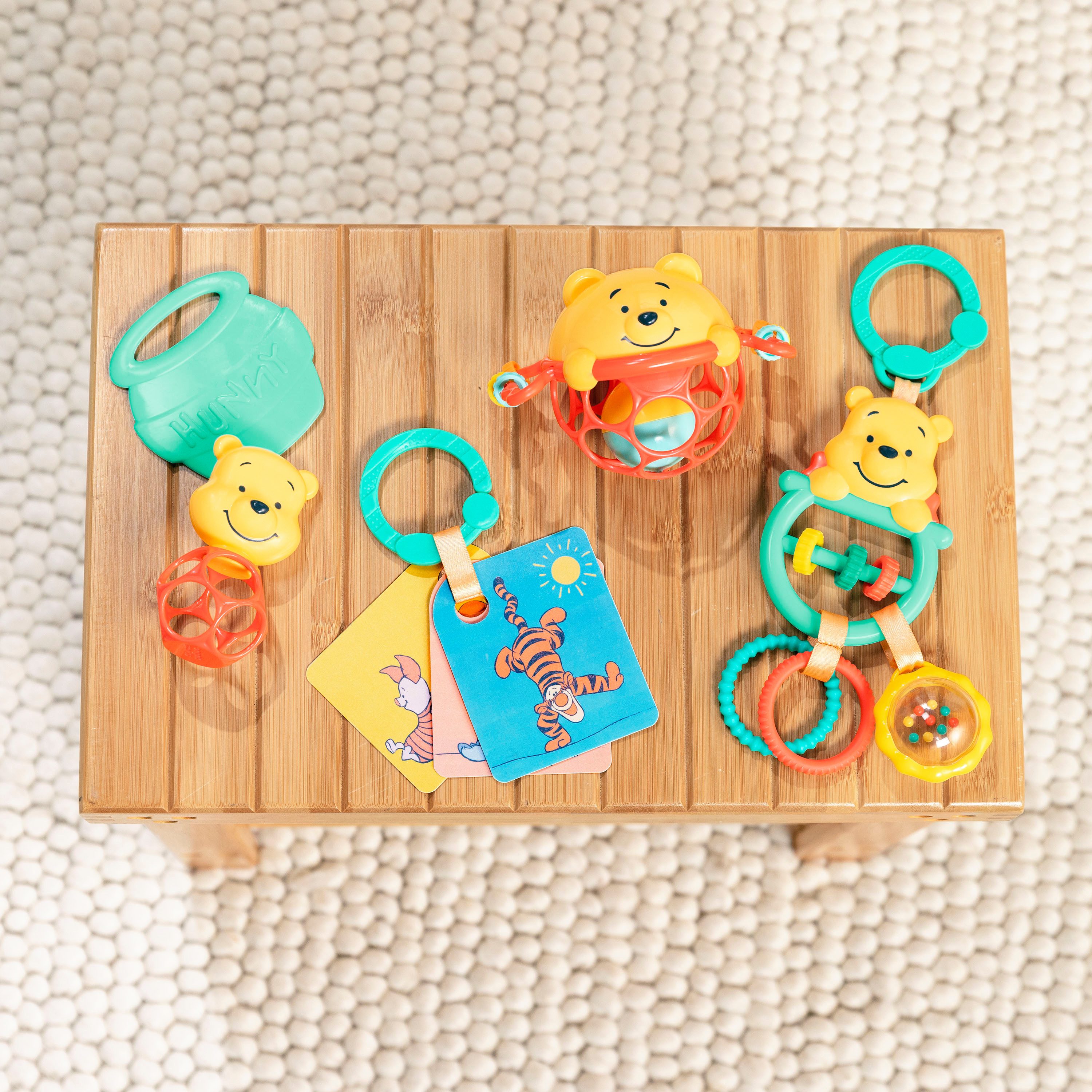 Bright Starts Greifspielzeug Winnie the Pooh Silly Ole Bundle Gift Set