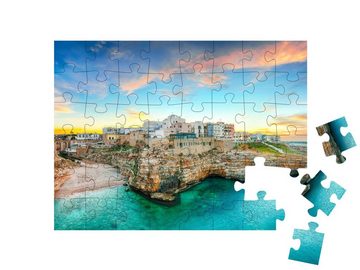 puzzleYOU Puzzle Golf von Cala Paura mit Bastione di Santo Stefano, 48 Puzzleteile, puzzleYOU-Kollektionen