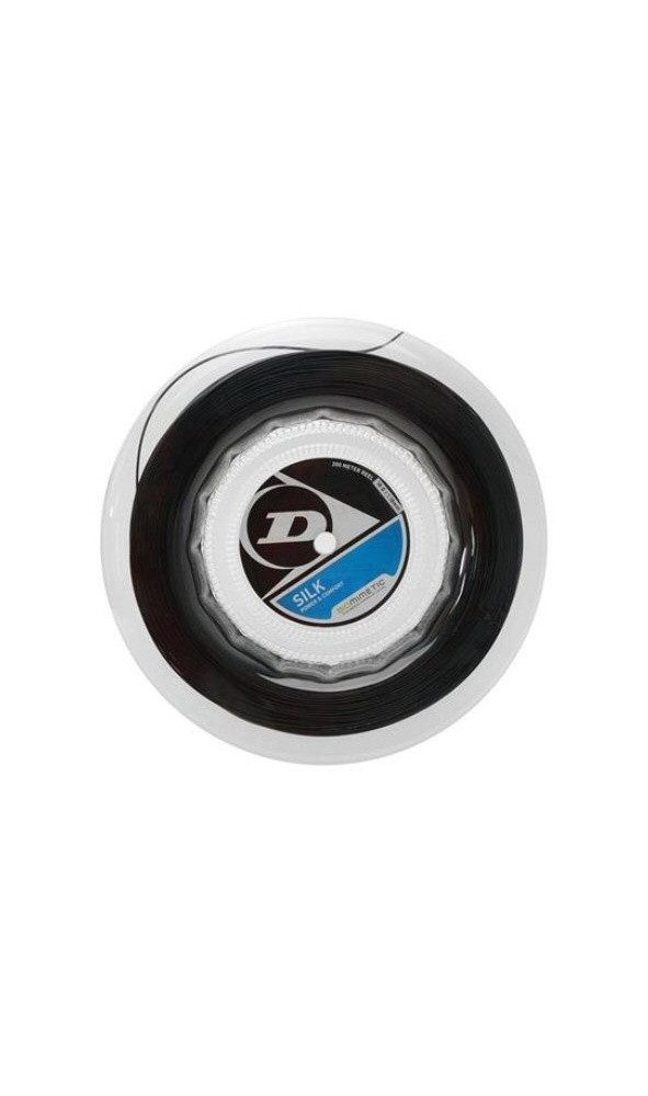 Dunlop Squashsaite Silk schwarz 200m Rolle, Saitendicke: 1.18