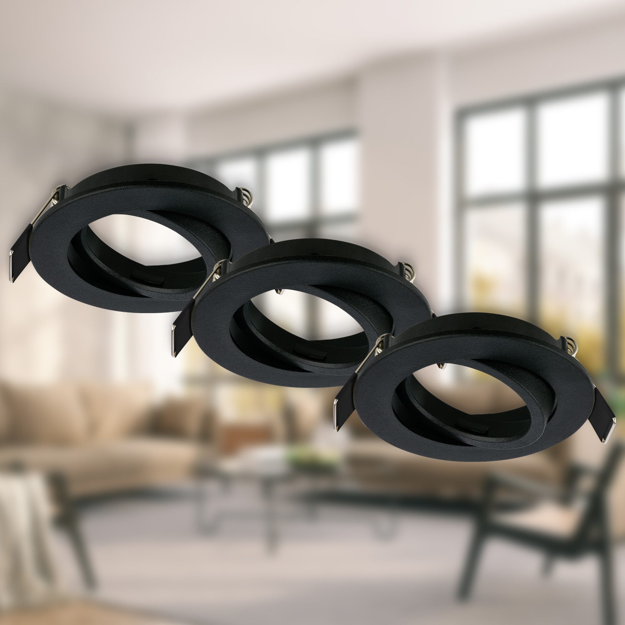 Briloner Leuchten Einbauleuchte BIWA, ohne Leuchtmittel, LED fest integriert, ohne Leuchtmittel