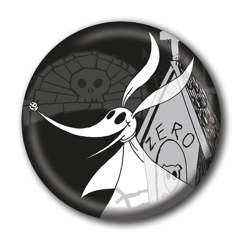 Button Nightmare before Christmas - Zero - Button Badge