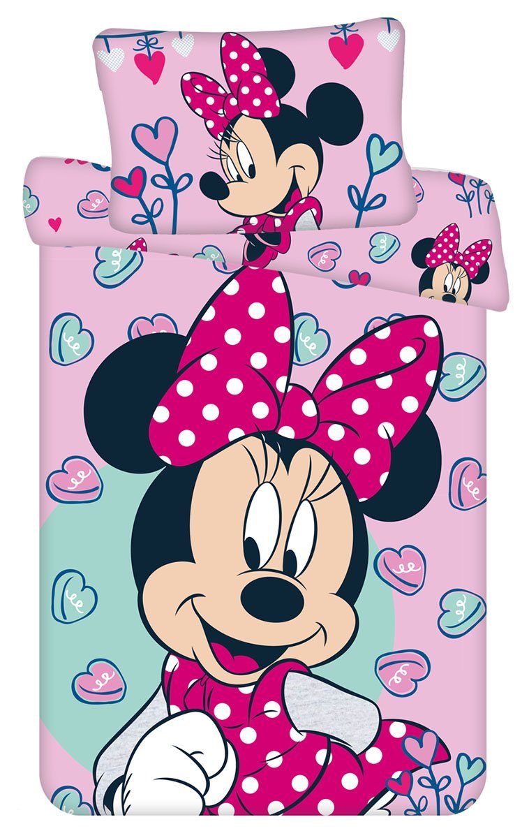 Disney Kinderbettwäsche Minnie Maus, Renforcé, 2 günstig online kaufen