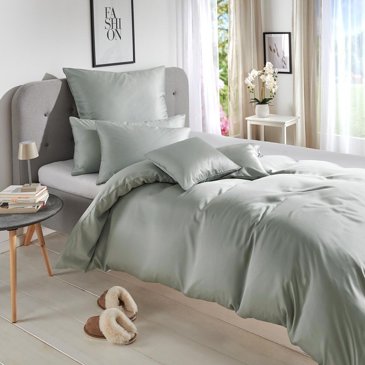 TRAUMSCHLAF Bettwäsche Uni Tencel™ Lyocell, Lyocell, 3 teilig, glatte Oberf günstig online kaufen