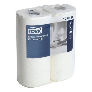 TORK Papierküchenrolle (24-St), 2-lagig, hochweiß, 64 Blatt/Rolle