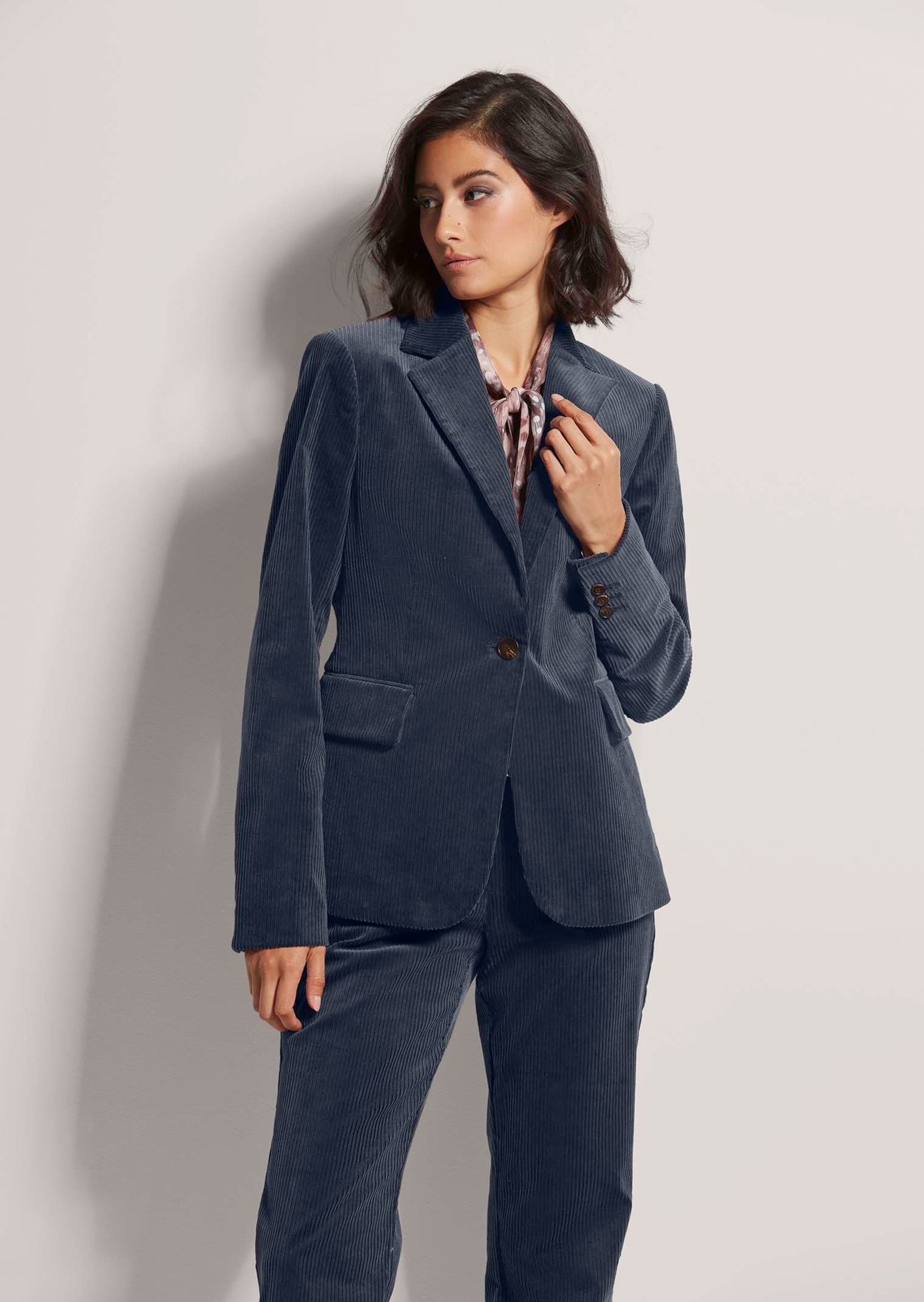 MADELEINE Kurzblazer Klassischer Cordblazer mit Reverskragen günstig online kaufen