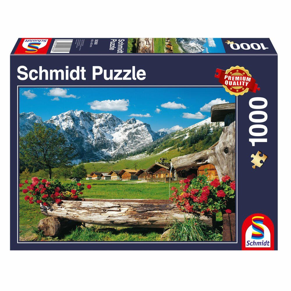 Puzzle Blick ins Bergidyll