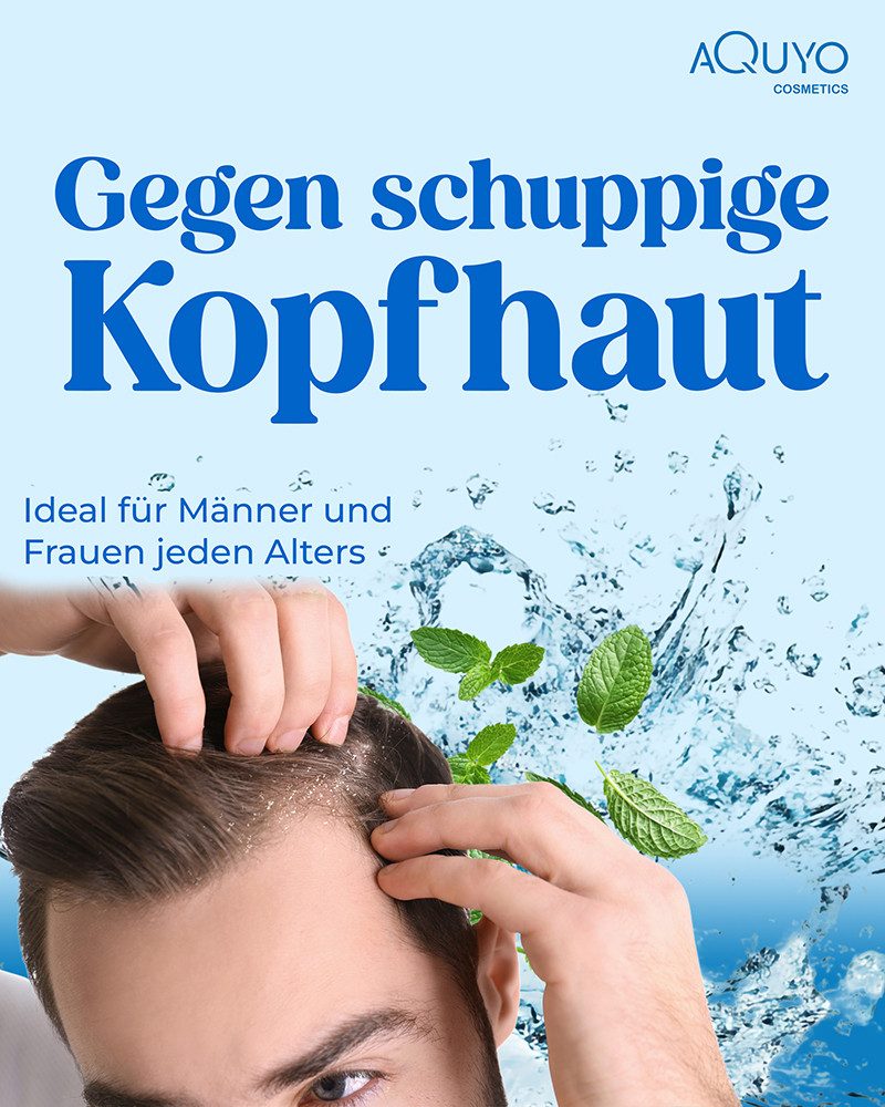 AQUYO Cosmetics Haartonikum Anti-Schuppen-Tonic zur Pflege bei trockener und juckender Kopfhaut