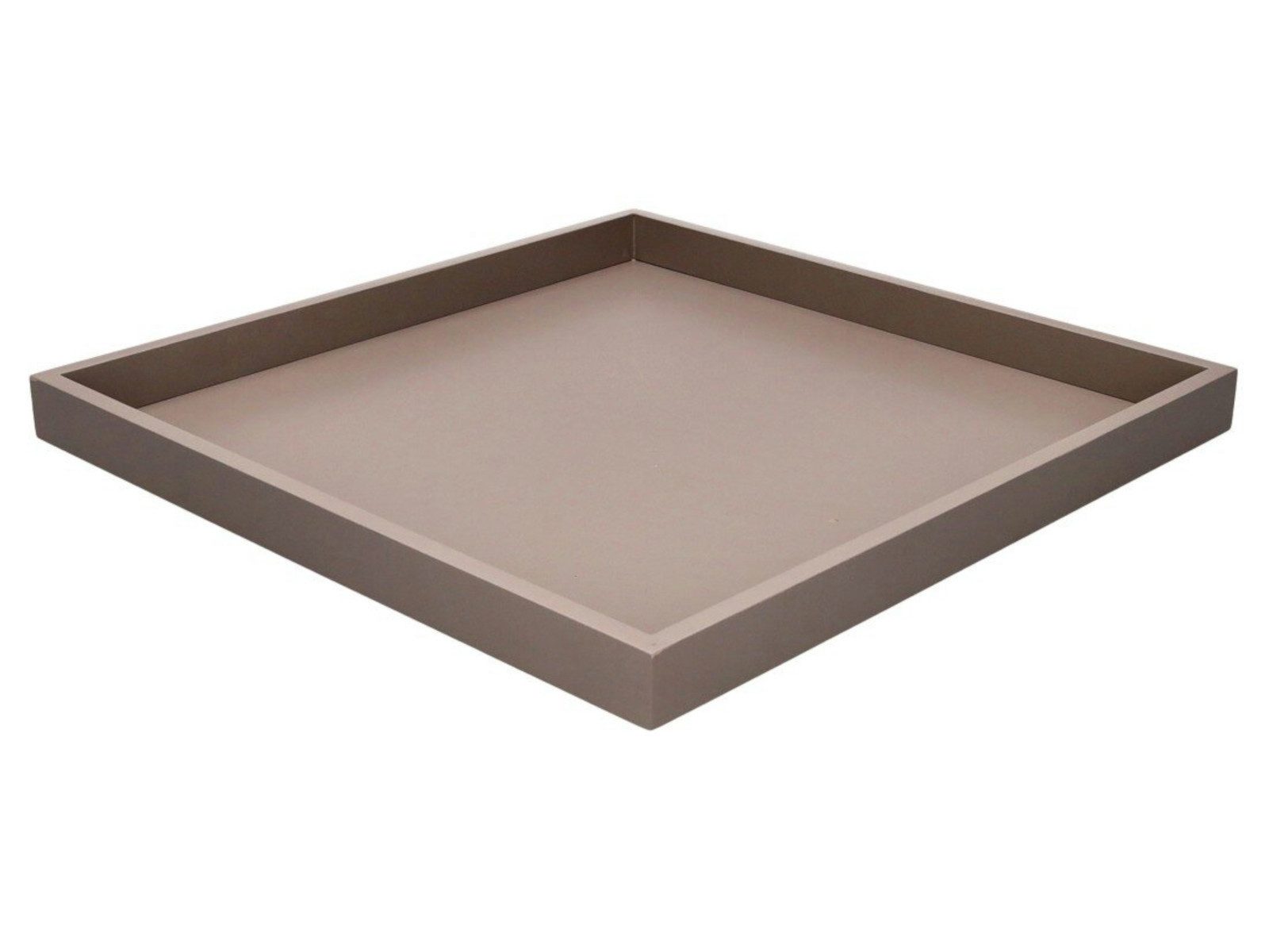 Giftcompany Tablett Neo Tablett quadratisch braun 32cm, Holzfaserplatte