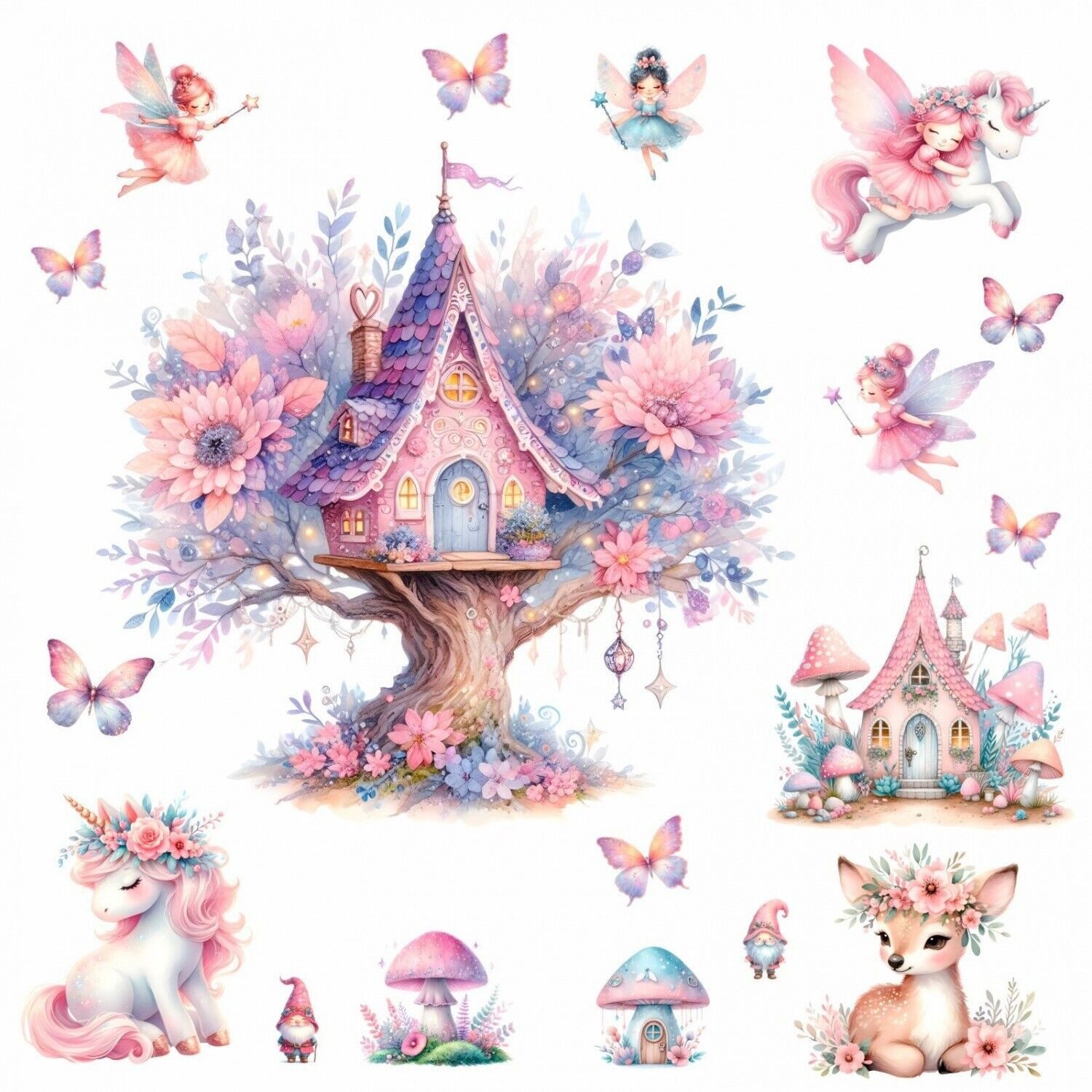 nikima Wandtattoo 263 Wandtattoo Baumhaus mit günstig online kaufen