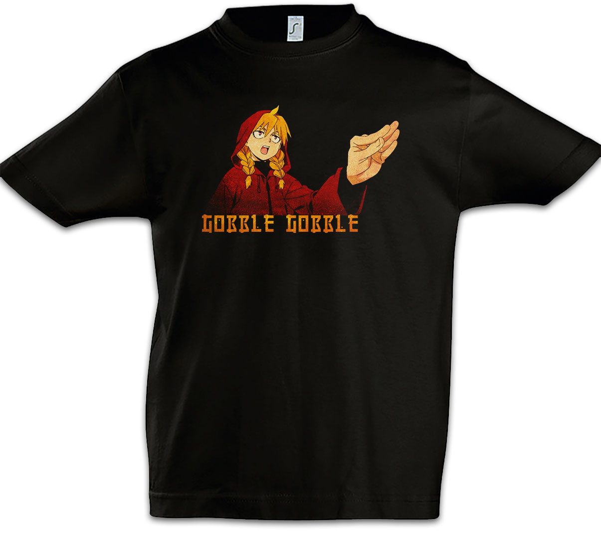 Print-Shirt Gobble Gobble 1Kinder T-Shirt Daemons Realm Manga Red Hiromu Of The