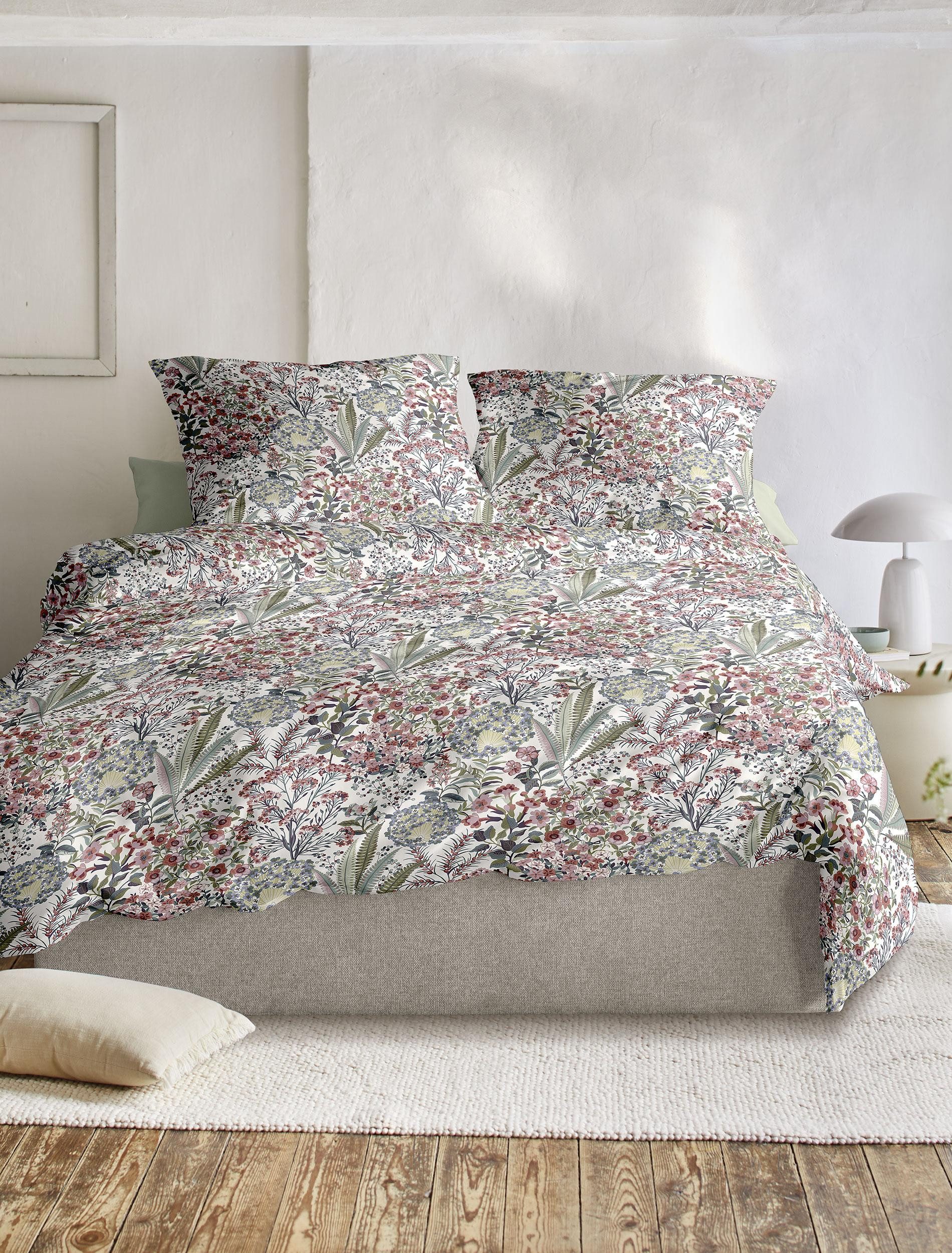 Irisette Bettwäsche Wave 8673, Mako-Satin, 2 teilig, anschmiegsam und atmungsaktiv, Ganzjahresqualität