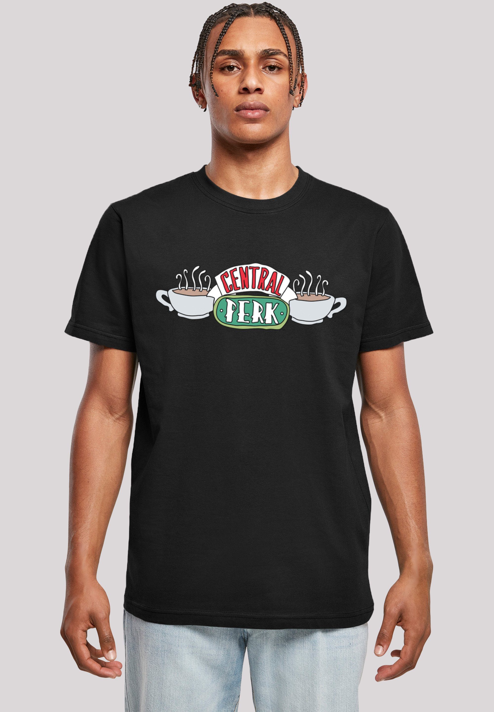 F4NT4STIC T-Shirt Friends Central Perk Sketch Herren,Premium Merch,Regular-Fit,Basic,Bedruckt schwarz