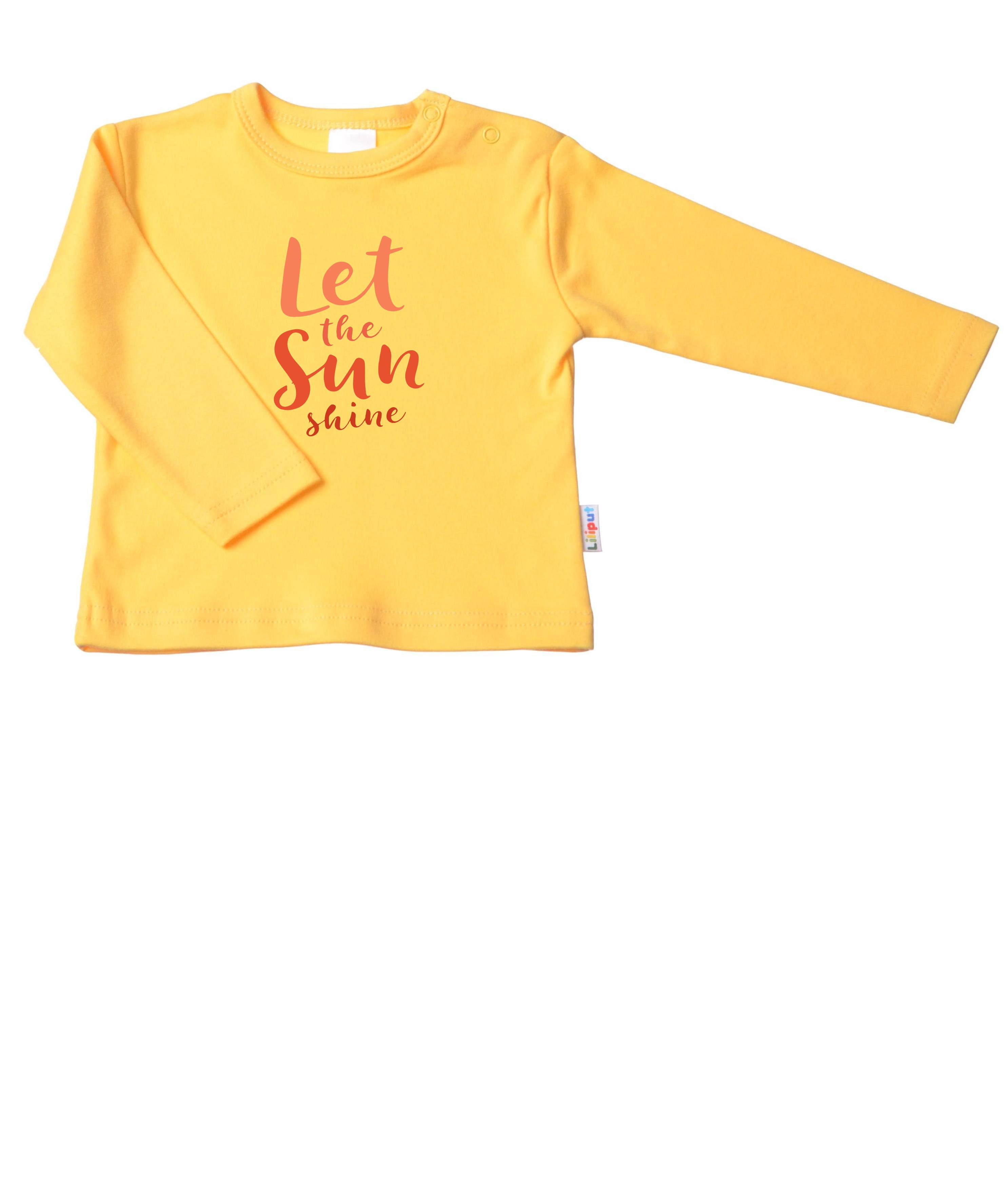 Langarmshirt Let The Sun