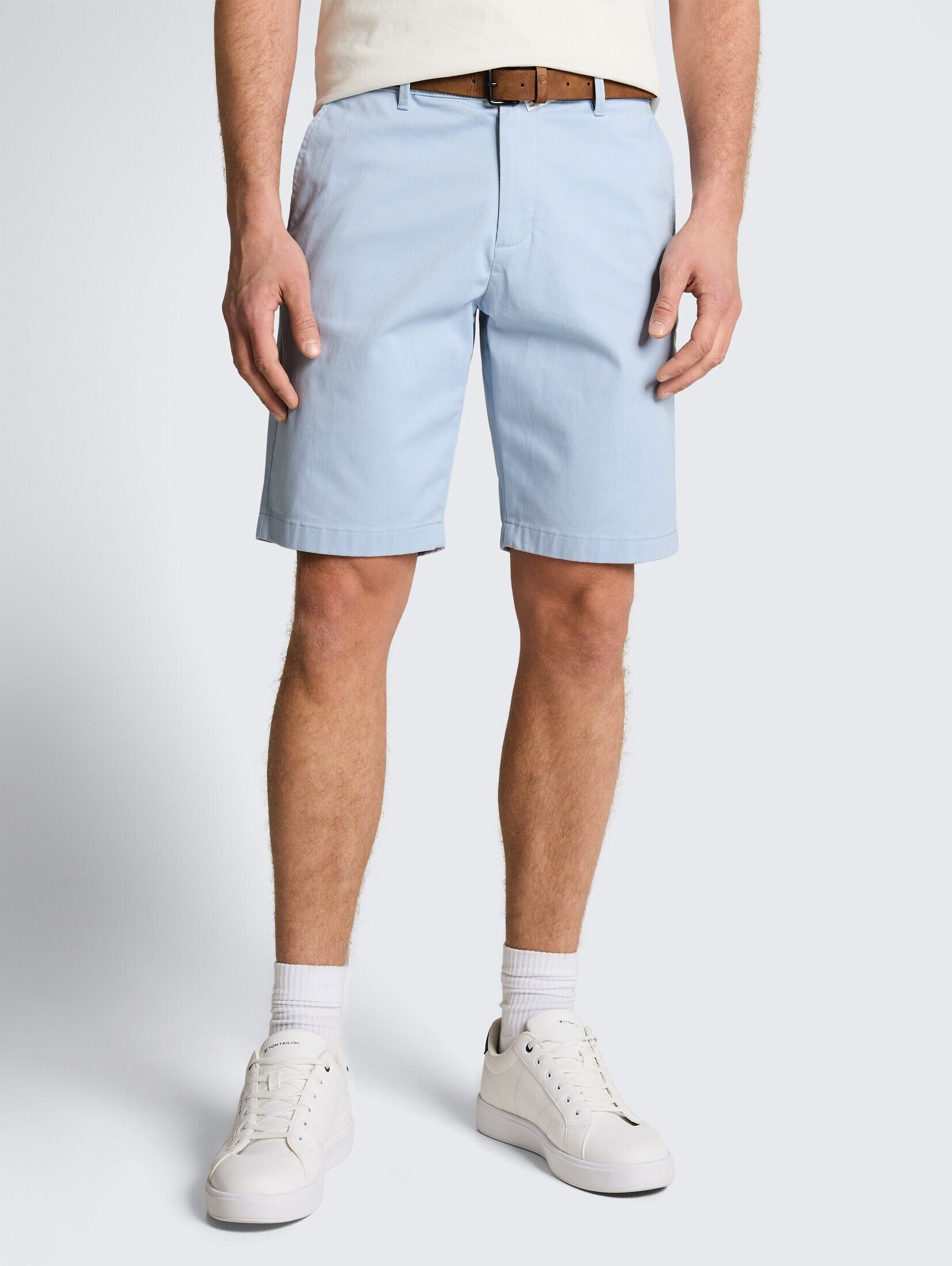 TOM TAILOR Denim Shorts Hosen & Chino TTREGULAR Chino Shorts mit Gürtel