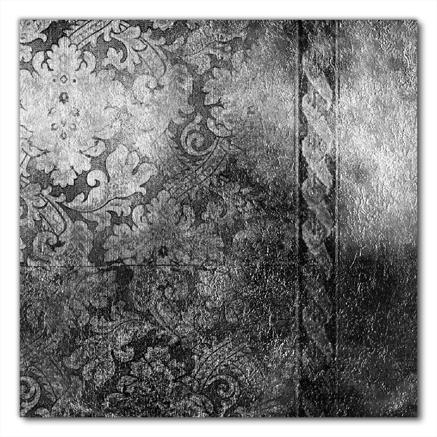 Wallario Möbelfolie Schnörkelmuster in grau