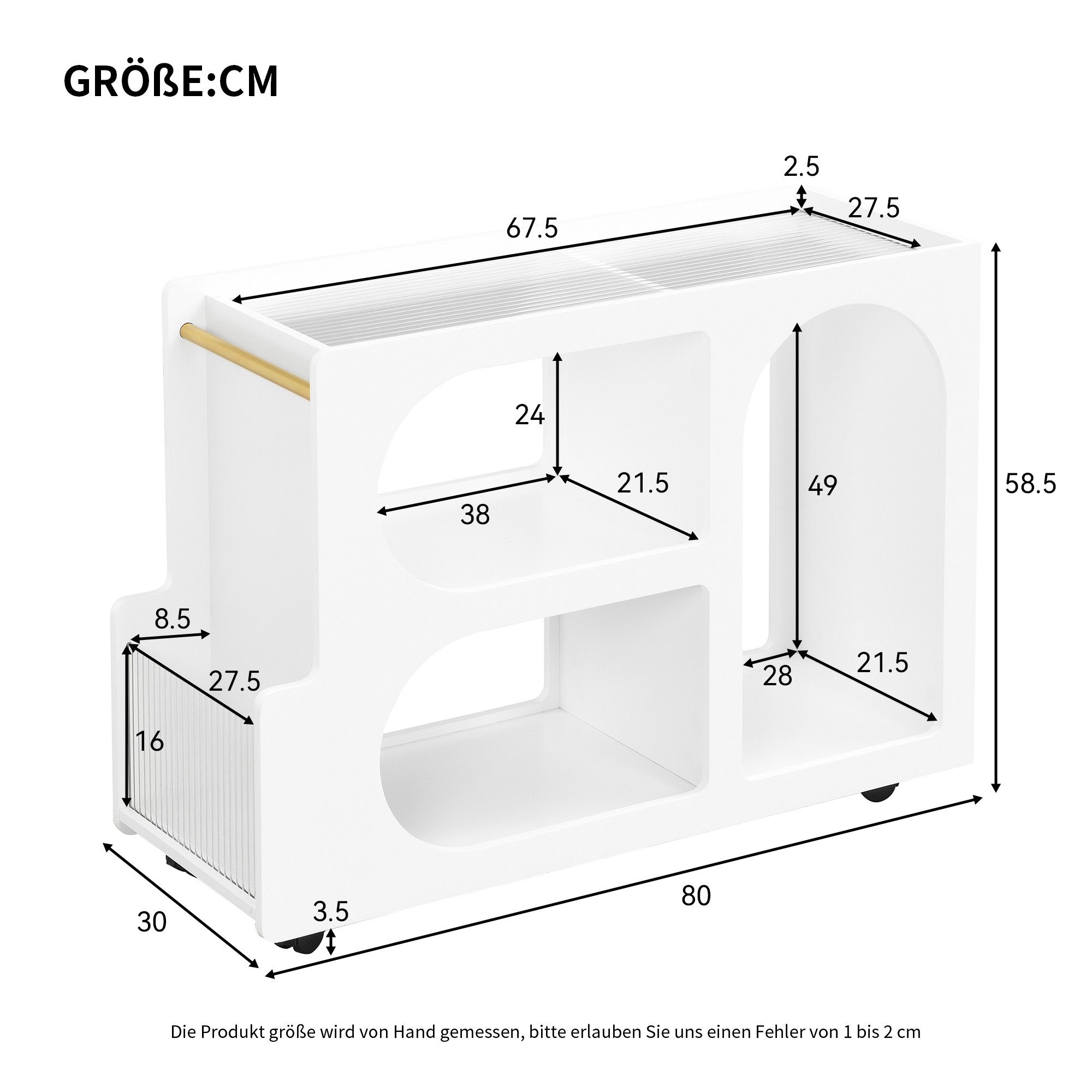 HAUSS SPOLE Couchtisch Vitrine Beistelltisch mit günstig online kaufen