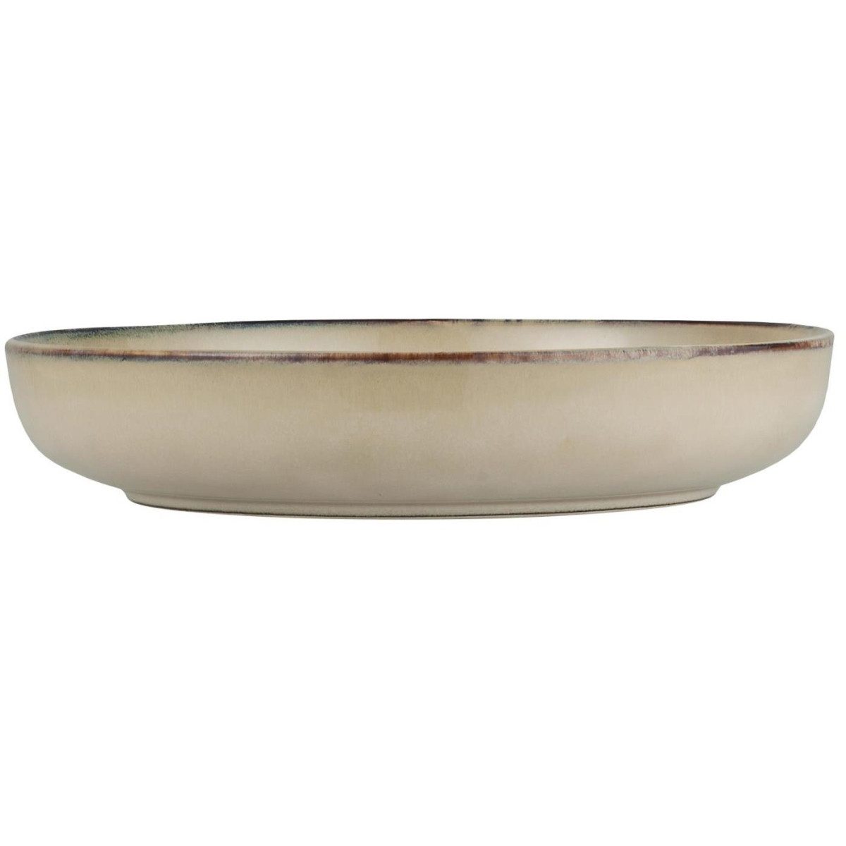 Ib Laursen Pastateller Steingut Dunes 22 cm für Pasta und Salate 4,3 cm hoch