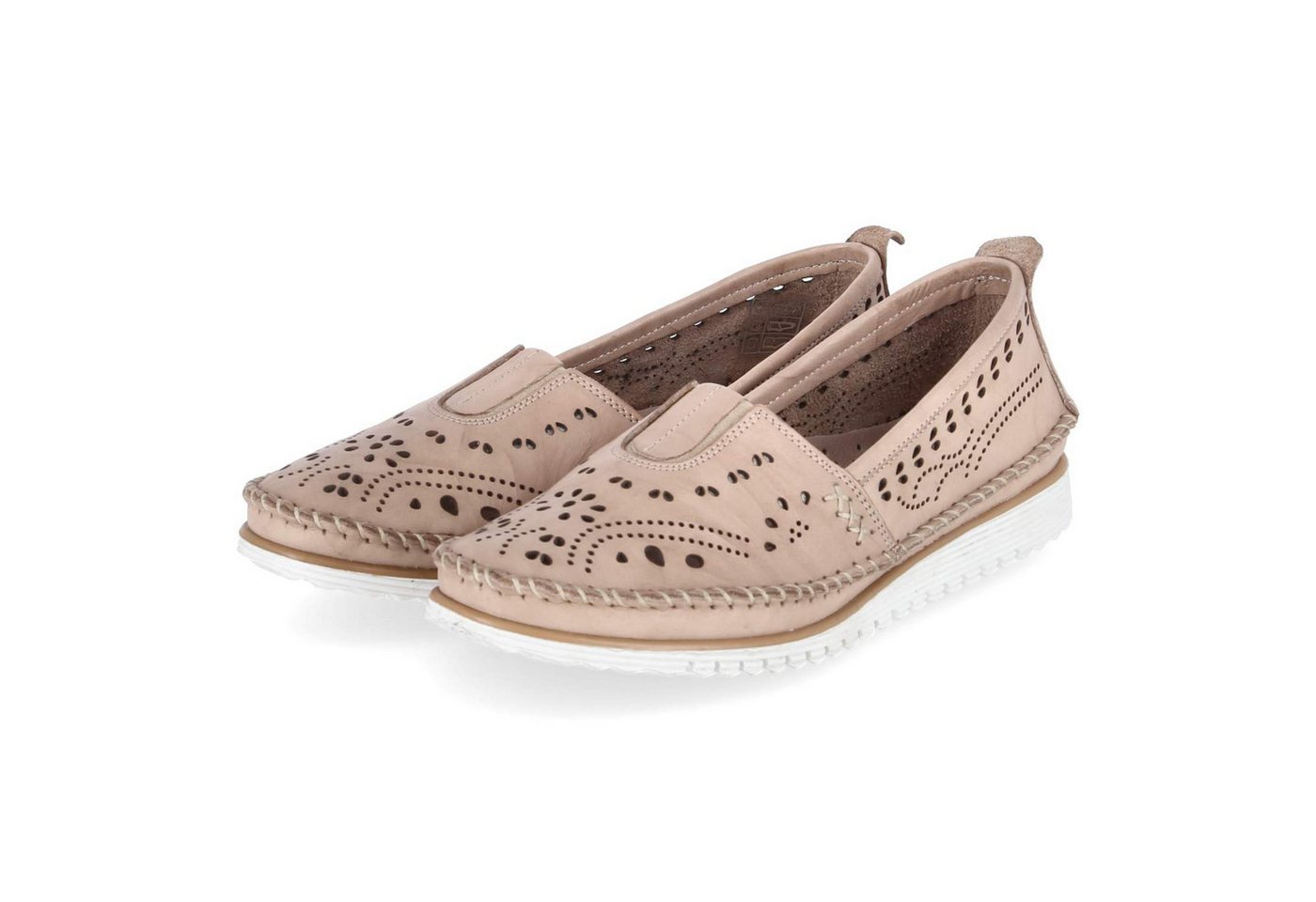 Andrea Conti Andrea Conti 1885909-0066 TAUPE Damen Glattleder taupe Slipper