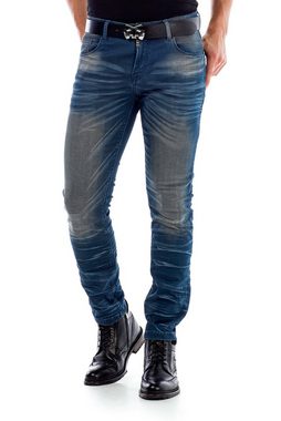 Cipo & Baxx Slim-fit-Jeans im 5-Pocket Style in Straight Fit