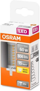 Osram LED-Leuchtmittel OSRAM LED Stablampe, R7s, Warmweiß, 60W Glühbirne LED-Röhre