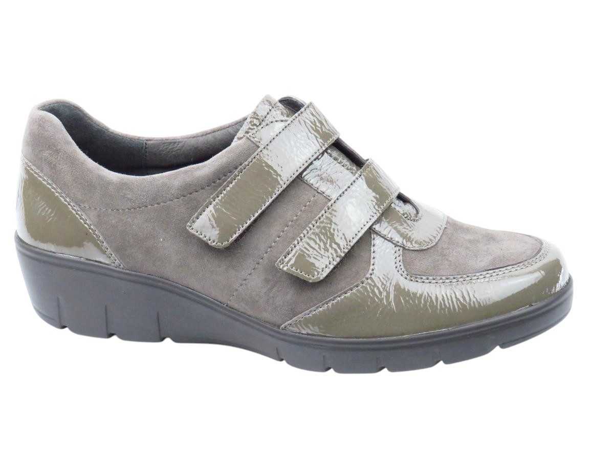 Judith Nubuk/Lack fango Slipper