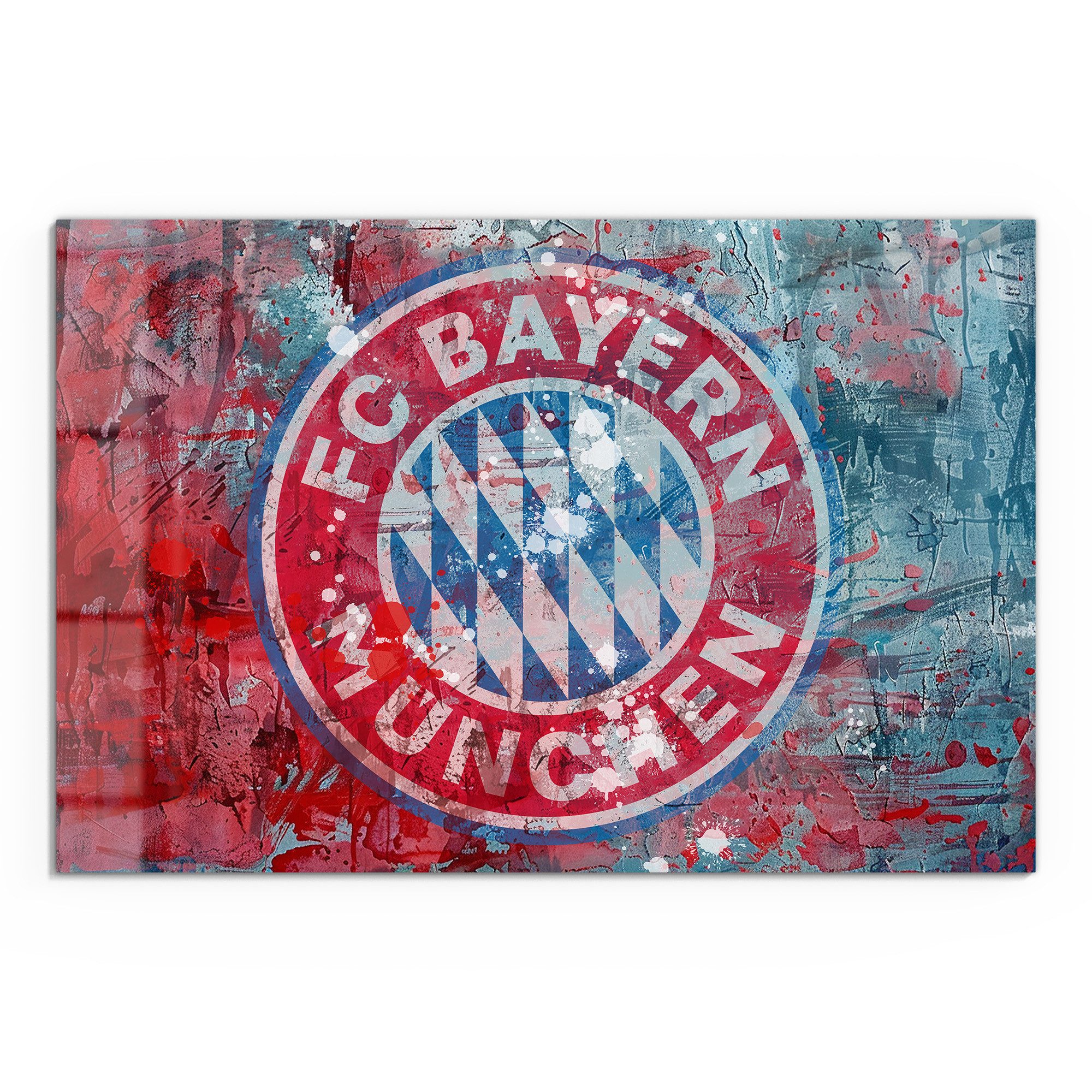 DEQORI Glasbild 'Wappen FC Bayern München', günstig online kaufen