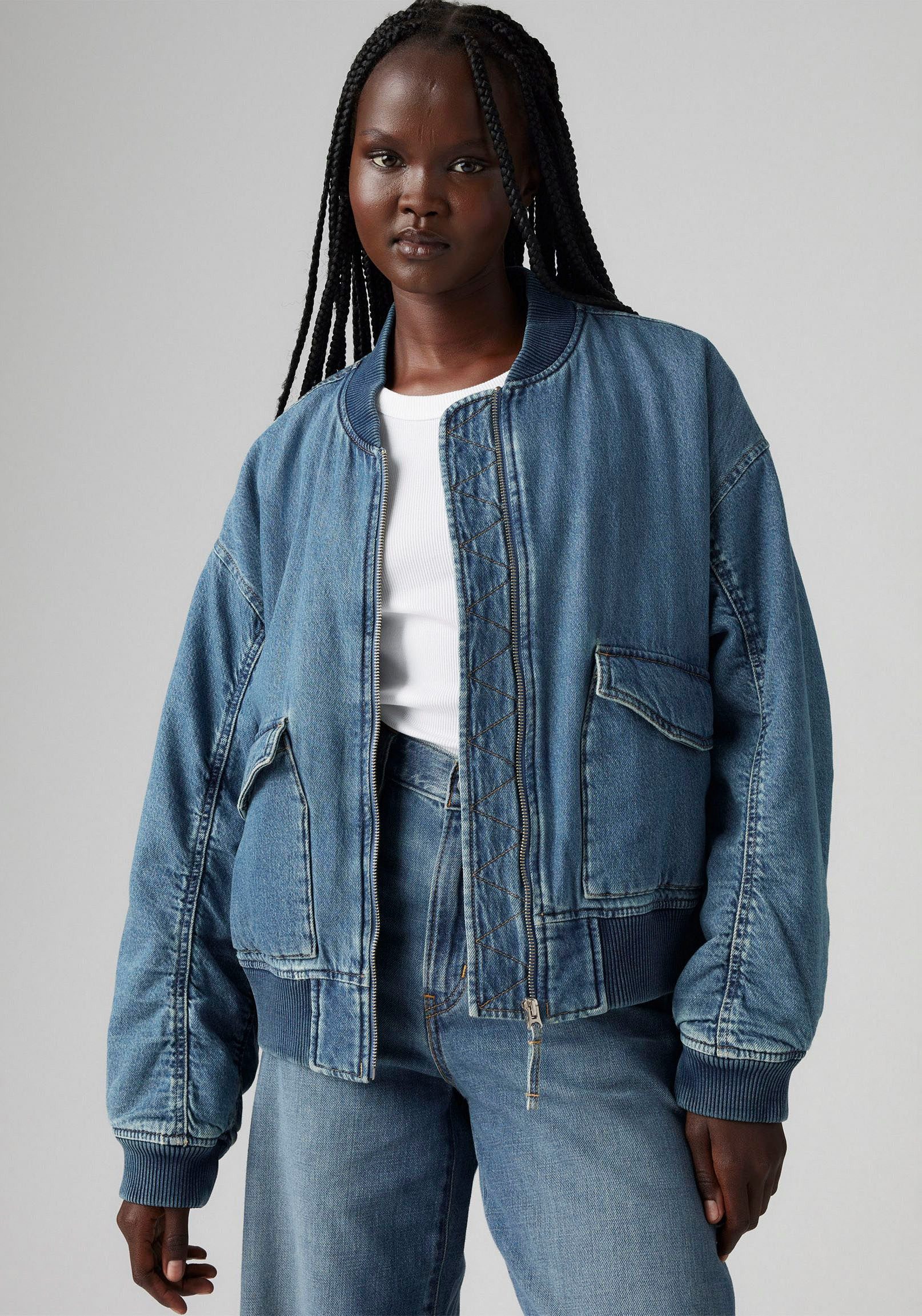 Levi's® Collegejacke ANDY TECHY JACKET mit Taschen