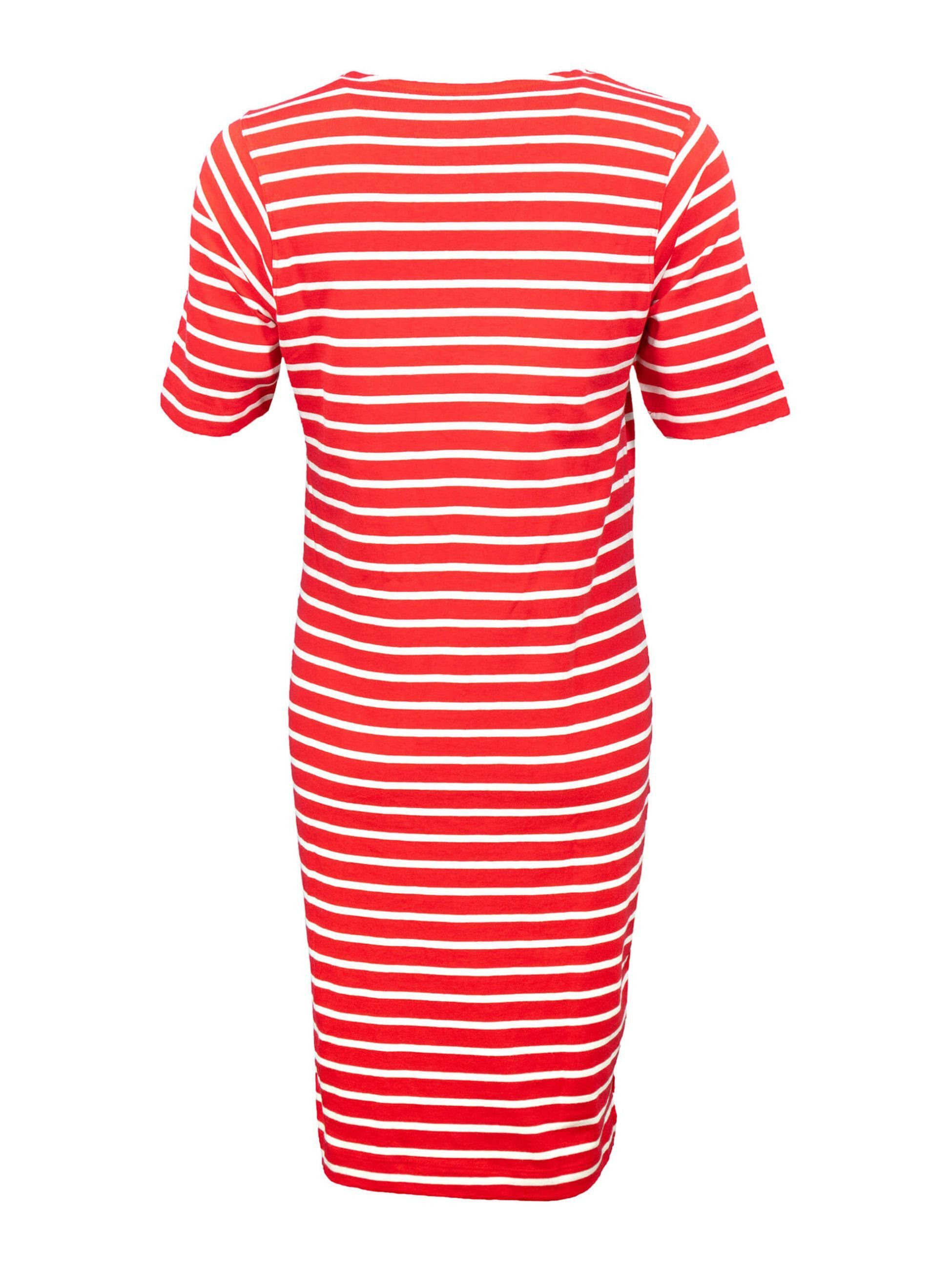 Wind sportswear Sommerkleid Damen Kurzarmkleid gestreift, günstig online kaufen