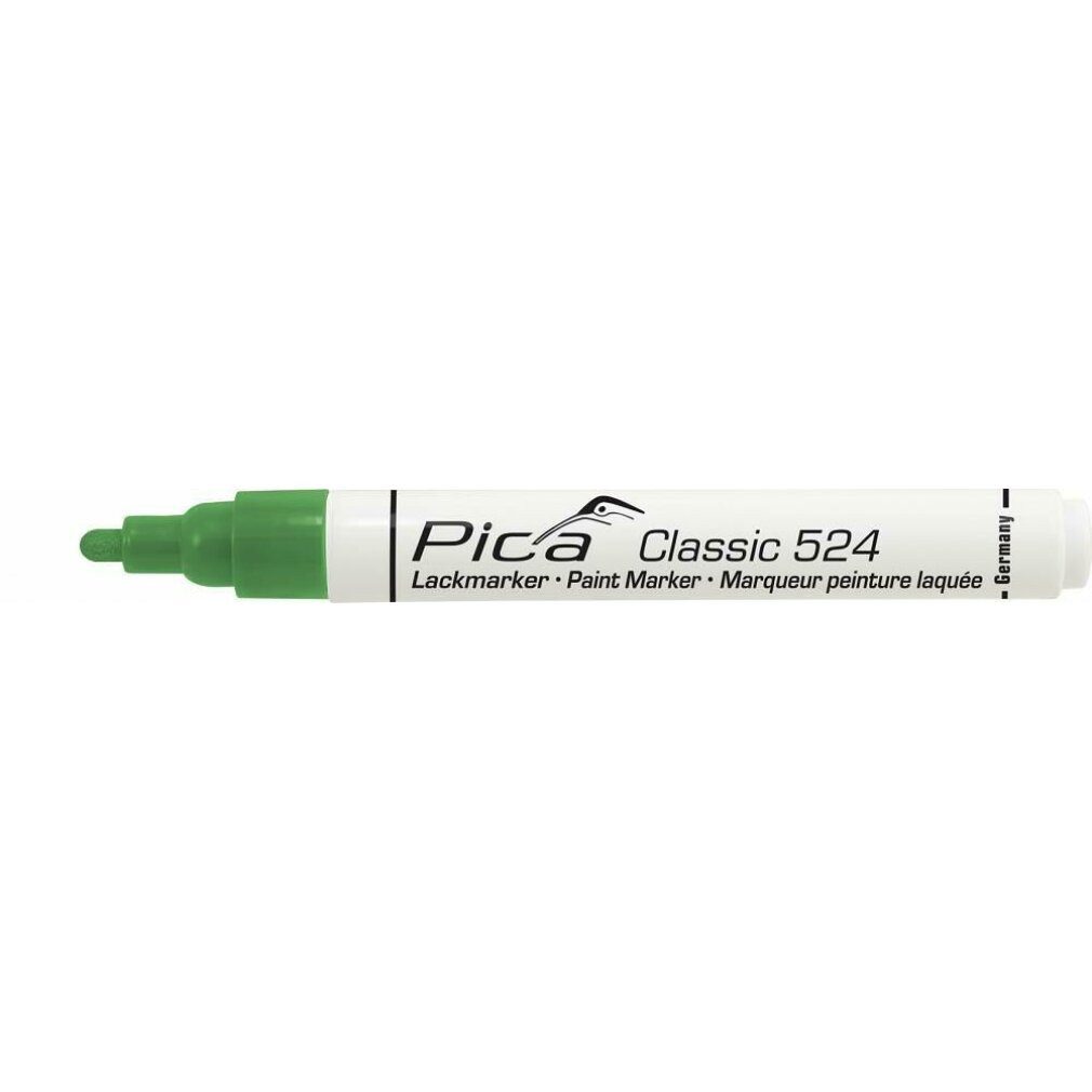 Pica-Marker Marker Lack-/Industriemarker 2-4mm, Rundspitze, grün