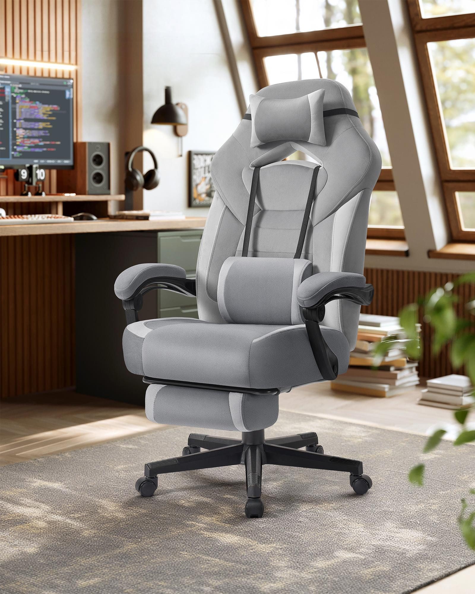 SONGMICS Bürostuhl, Gaming-Stuhl, Computerstuhl, ergonomisches Design, mit günstig online kaufen