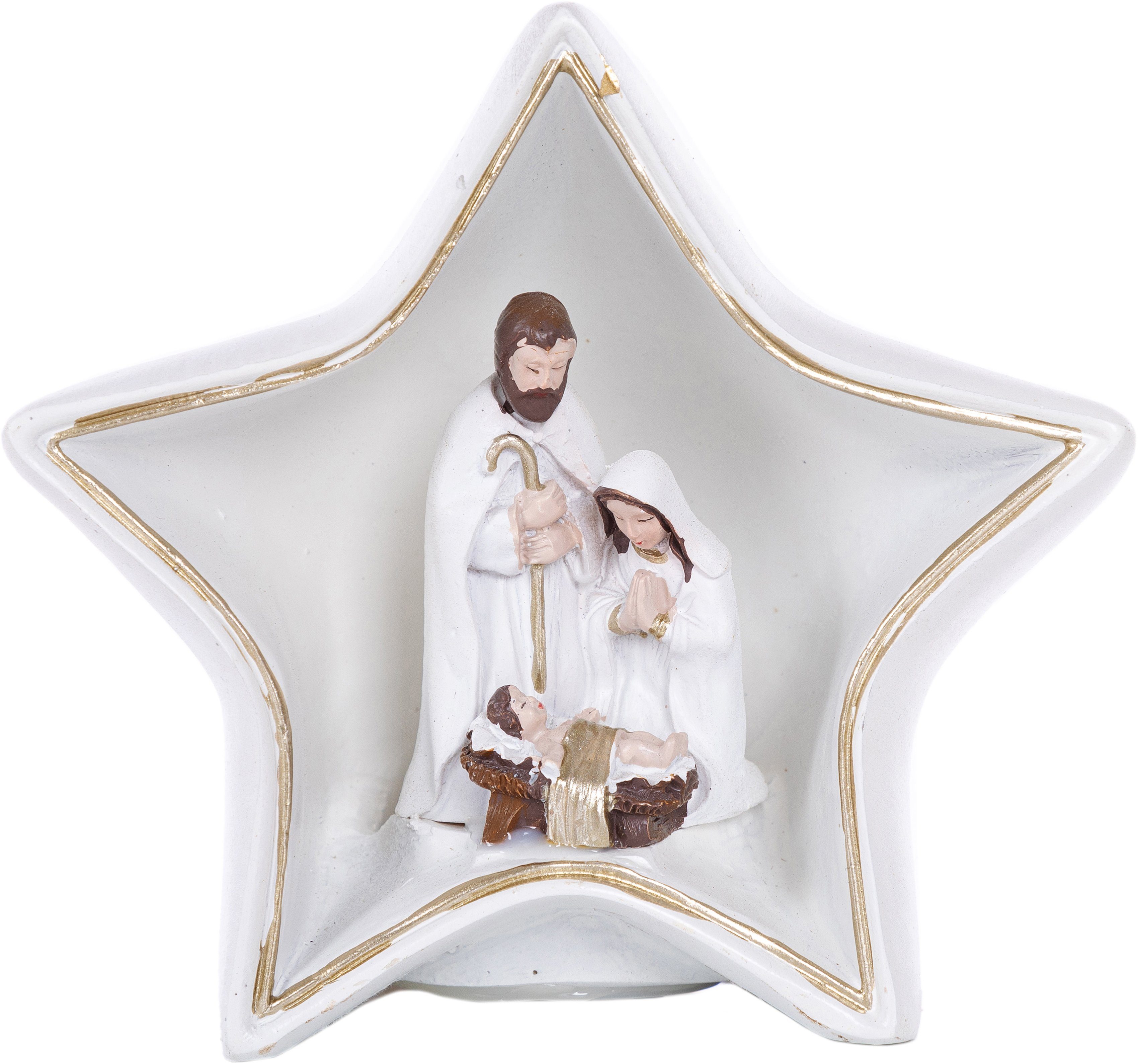 Myflair Möbel & Accessoires Krippe Weihnachtsdeko (1-tlg), mit LED Beleucht günstig online kaufen