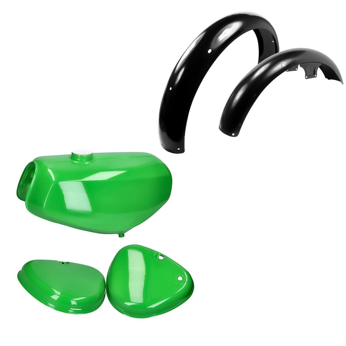 Craftride Halter Tank /Benzintank grün + Schutzblech für Simson S50 S51 S70 günstig online kaufen