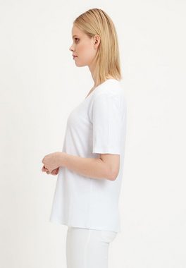 ORGANICATION T-Shirt T-Shirt aus Leinen-Bio-Baumwolle-Mix in White