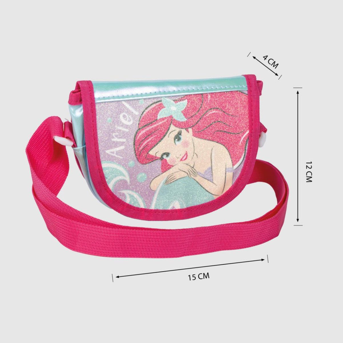 Cerda Umhängetasche Disney Princess Kindertasche für Mädchen aus Polyester