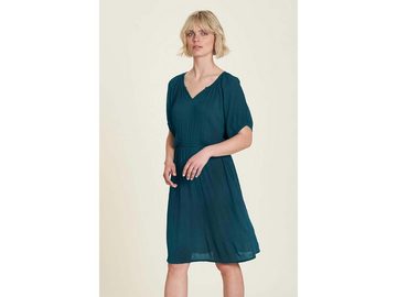 Tranquillo Jerseykleid tranquillo Damen-Midi-Kleid mit kurzem V-Ausschnit