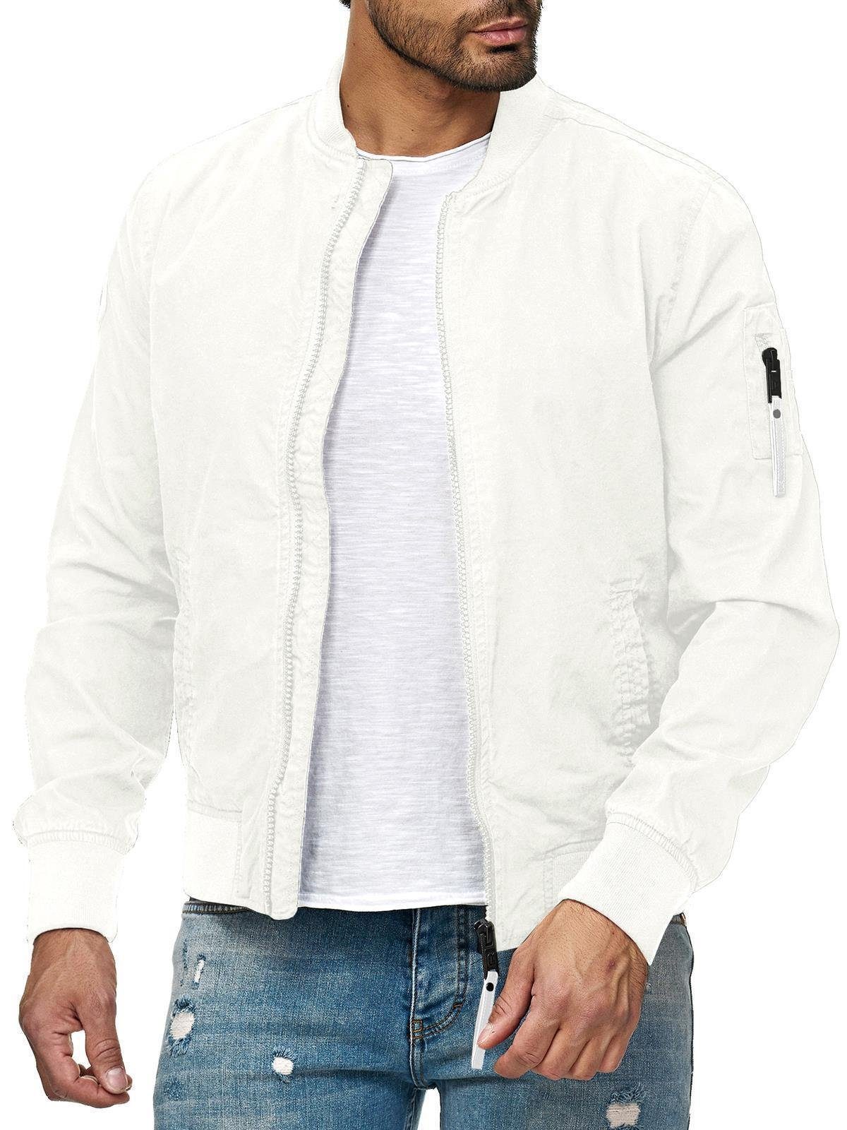 RedBridge Softshelljacke Premium Hochwertige Off-Weiß Baumwolle Übergangsjacke