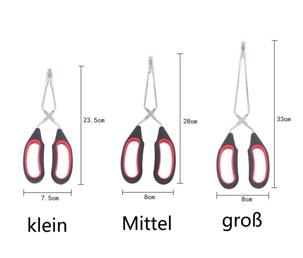 Grillzange Küchenzange Grillzange Edelstahl Grillzange GelldG Küche Zange Kochzange